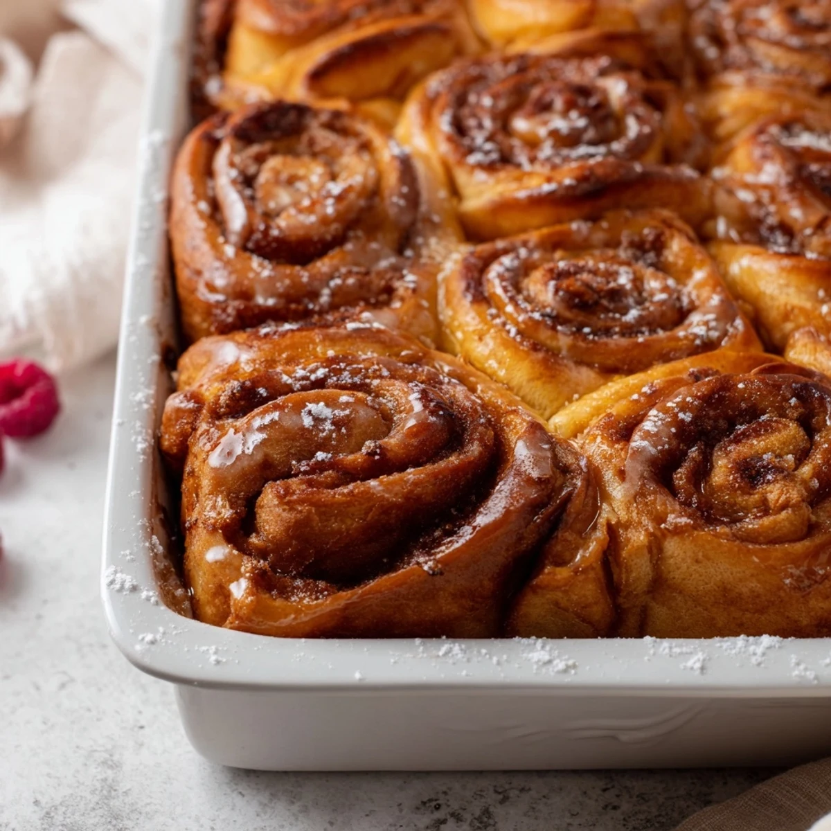 Golden Soft Spice Baked French Toast Casserole, a warm and comforting breakfast treat, ready to serve!