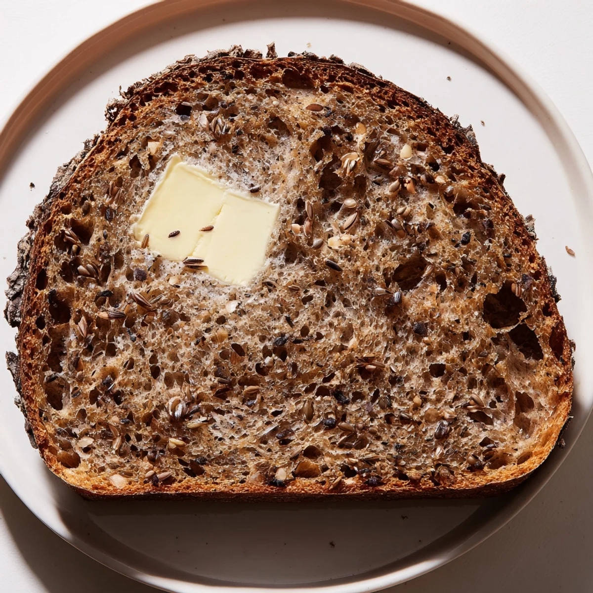 Estonian dark sourdough bread