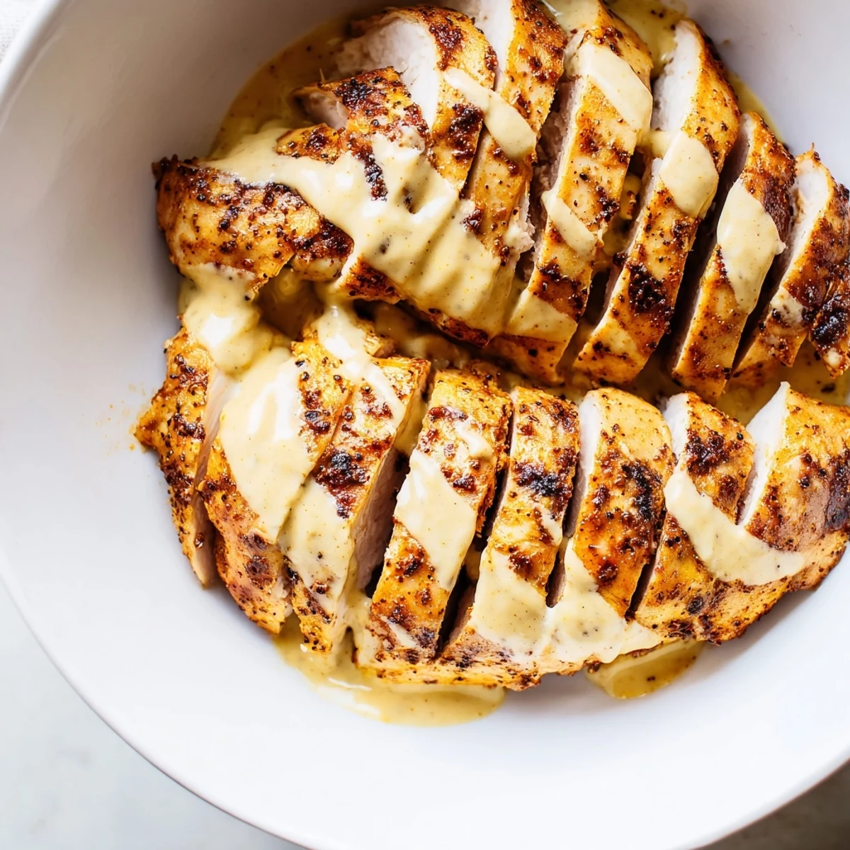Juicy roasted chicken, crispy chickpeas, and tender farro are topped with fresh greens and drizzled with zesty lemon tahini sauce in this vibrant power bowl.