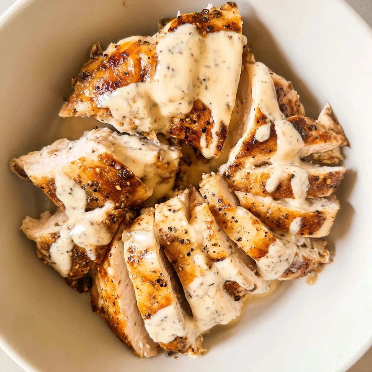 A nourishing bowl of Lemon Tahini Chicken Power Bowl features golden roasted chicken, hearty grains, crisp vegetables, and a creamy lemon-tahini dressing for a satisfying meal.