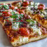 Cottage Cheese Flatbread Pizza