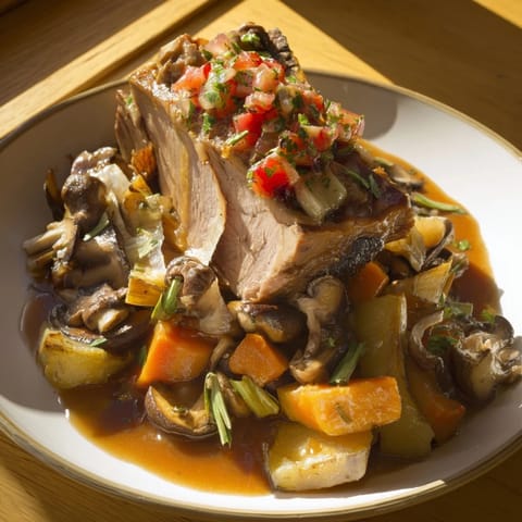 Earthy Beef Stew Homemade Bread