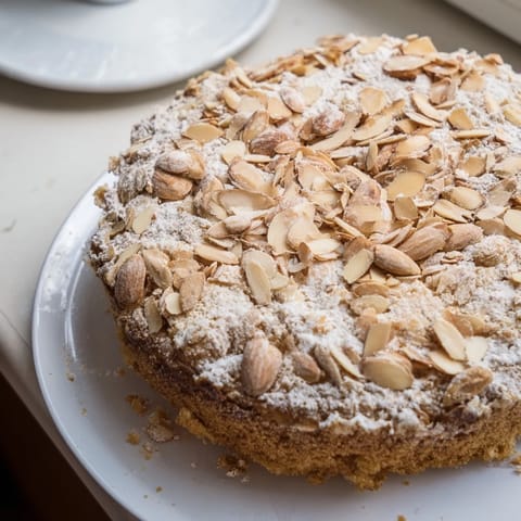 Soft Sweet Plum Almond Cake