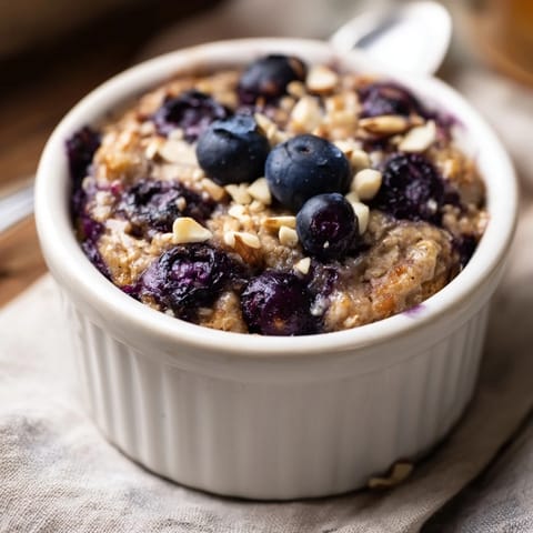 Blueberry Baked Oats