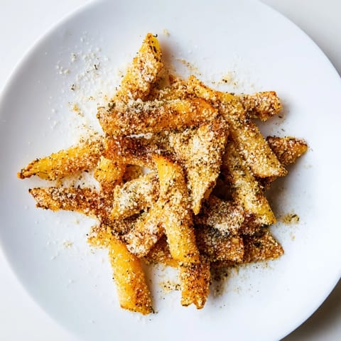 Crispy golden pasta chips