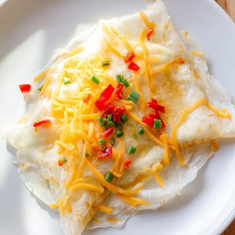 Rice Paper Egg Cheese Wrap