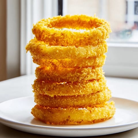Crispy Onion Ring Tower