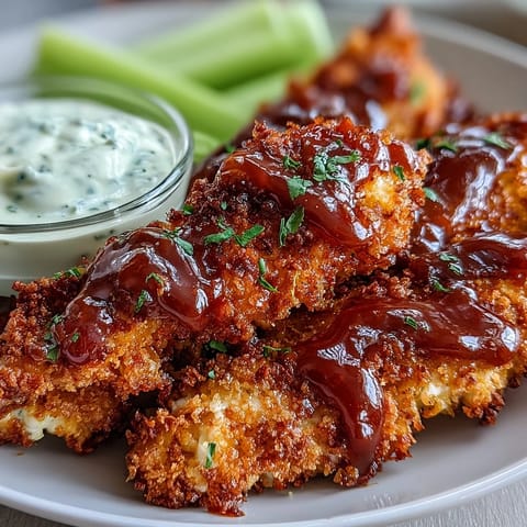 Keto Buffalo Ranch Chicken Tenders