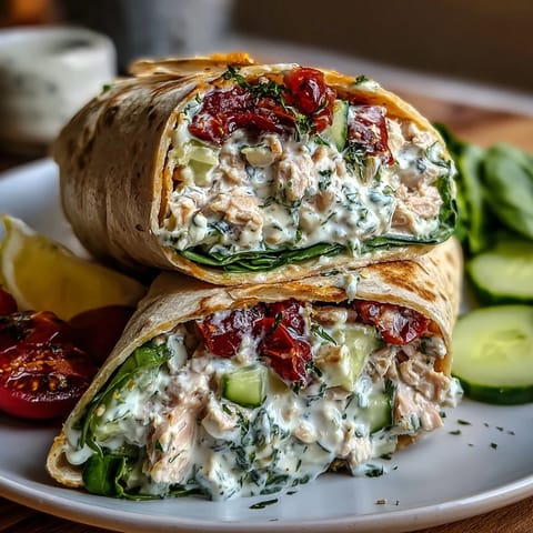 10-Minute Tuna White Bean Wraps