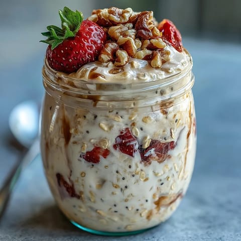 Strawberry Banana Bread Oats