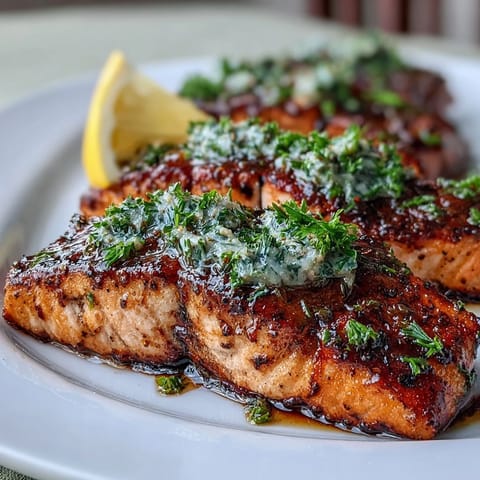 Herb-roasted salmon with asparagus, fresh dill, and lemon slices on a baking sheet, perfect for a healthy dinner.
