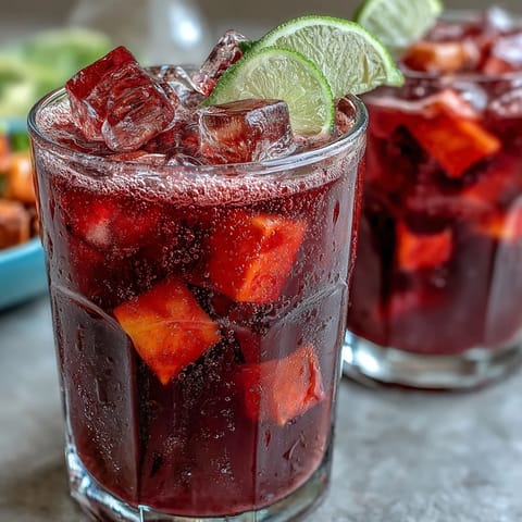 Mango Dragonfruit Tropical Iced