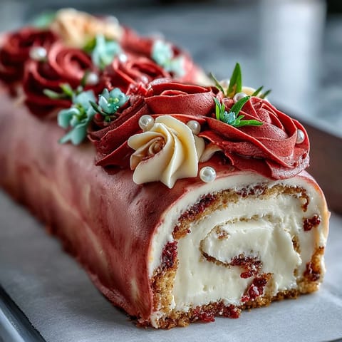 Festive sheet cake with buttercream roses and edible diploma for graduation celebration