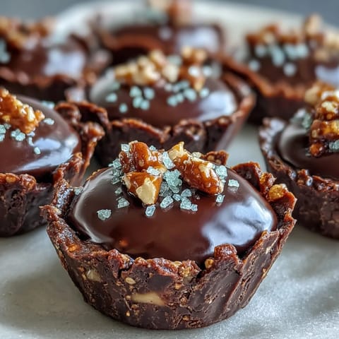 Crunchy pretzel crust meets creamy peanut butter filling in these irresistible chocolate cups, perfect for Easter or any sweet treat craving.