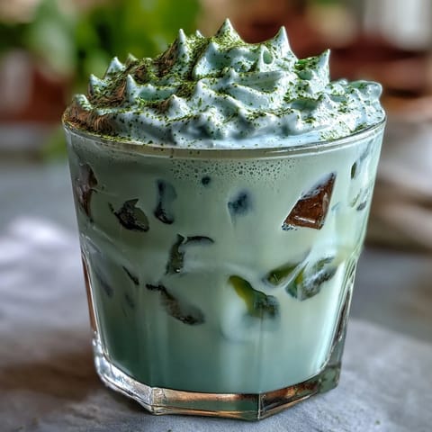 Mother's Day Iced Matcha Latte