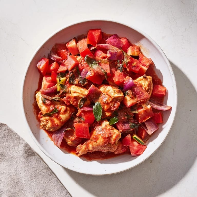 This chicken shawarma salad offers a delicious blend of textures and tastes, served beautifully.