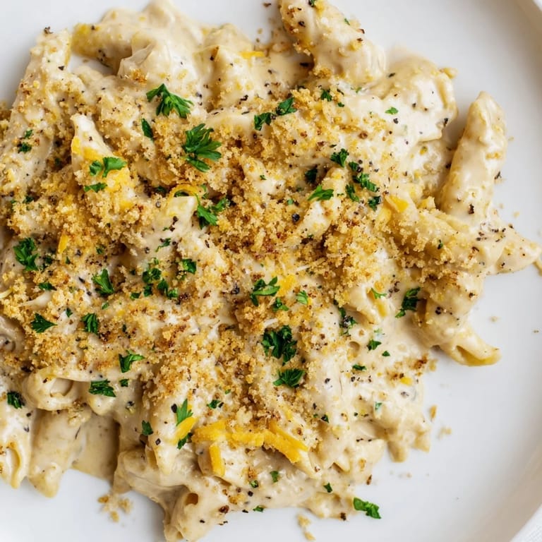 Homemade High-Protein Mac & Cheese: a vibrant, cheesy dish, perfect for a cozy, protein-packed meal.