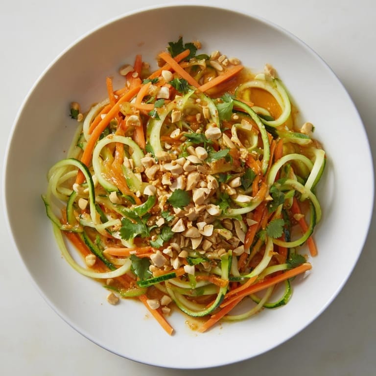 Enjoy the Spicy Cucumber Noodle Bowl, showing a fresh, colorful, and deliciously crunchy dish.