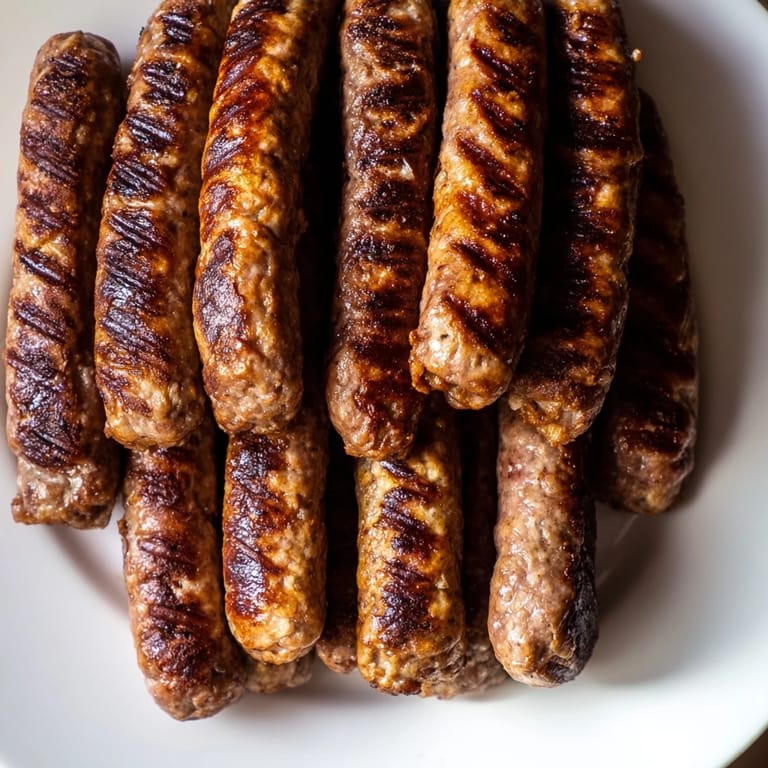Smoked paprika gives these flavorful Romanian mici sausage a beautiful char and incredible aroma.