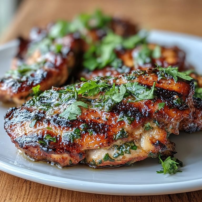 Juicy chicken marinated in lime and cilantro, grilled to perfection alongside a zesty black bean and corn salad for a healthy meal.