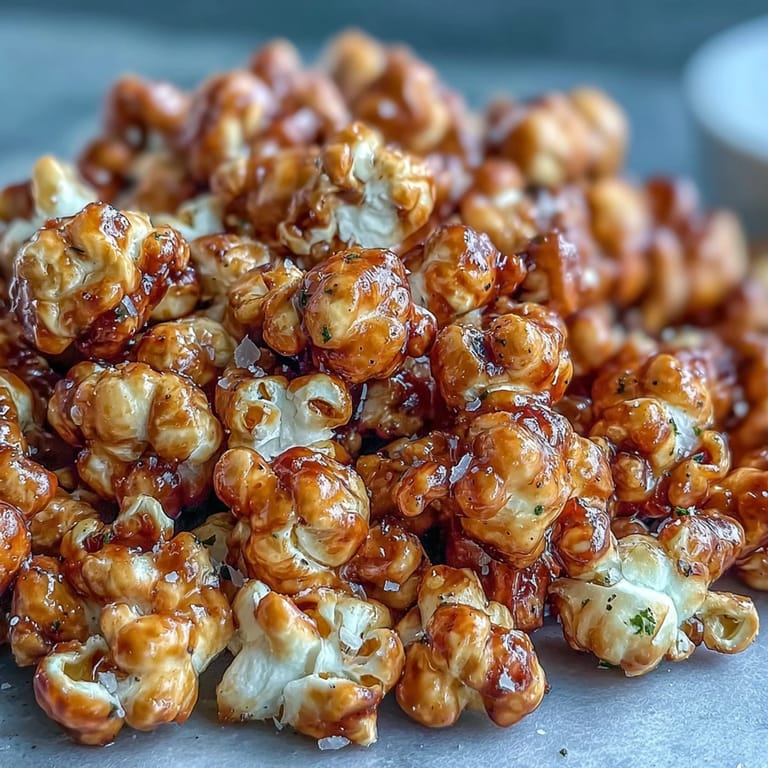Crispy popcorn tossed with rich truffle oil, savory Parmesan, and a touch of sea salt for a gourmet treat.