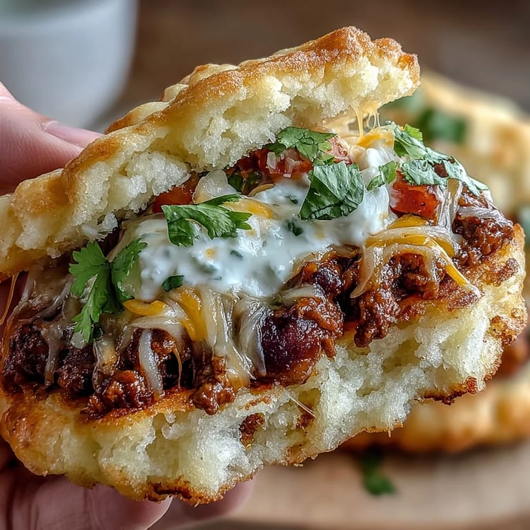 Up close view of unique, golden cloud bread tacos ready for toppings.